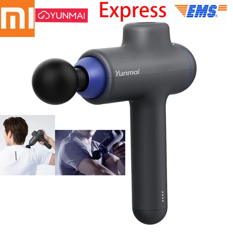 Xiaomi Yunmai массажный пистолет беспроводной ручной глубокий тканевый мышечный массажер ударное массажное устройство с тихим скольжением Technolo