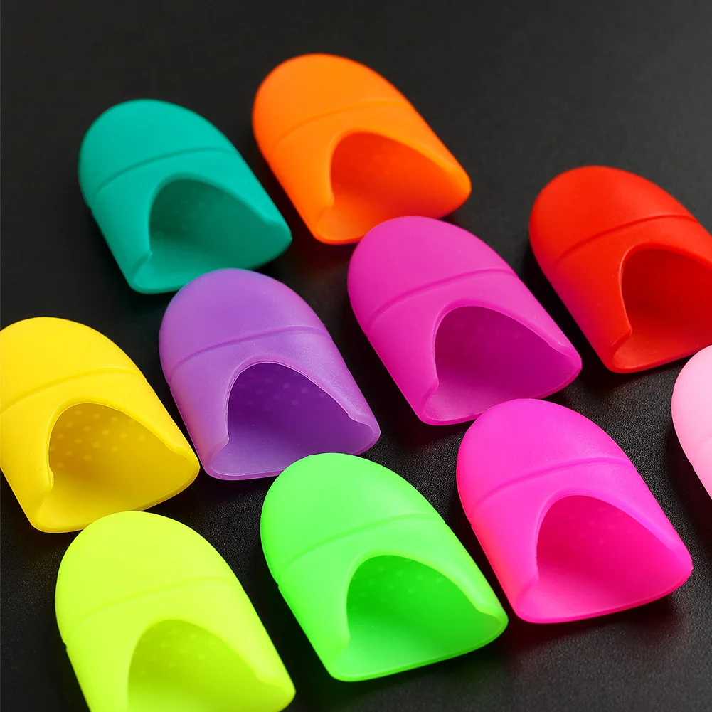 10 шт./лот колпачок для снятия лака ногтей Силиконовый УФ Гель лак средство