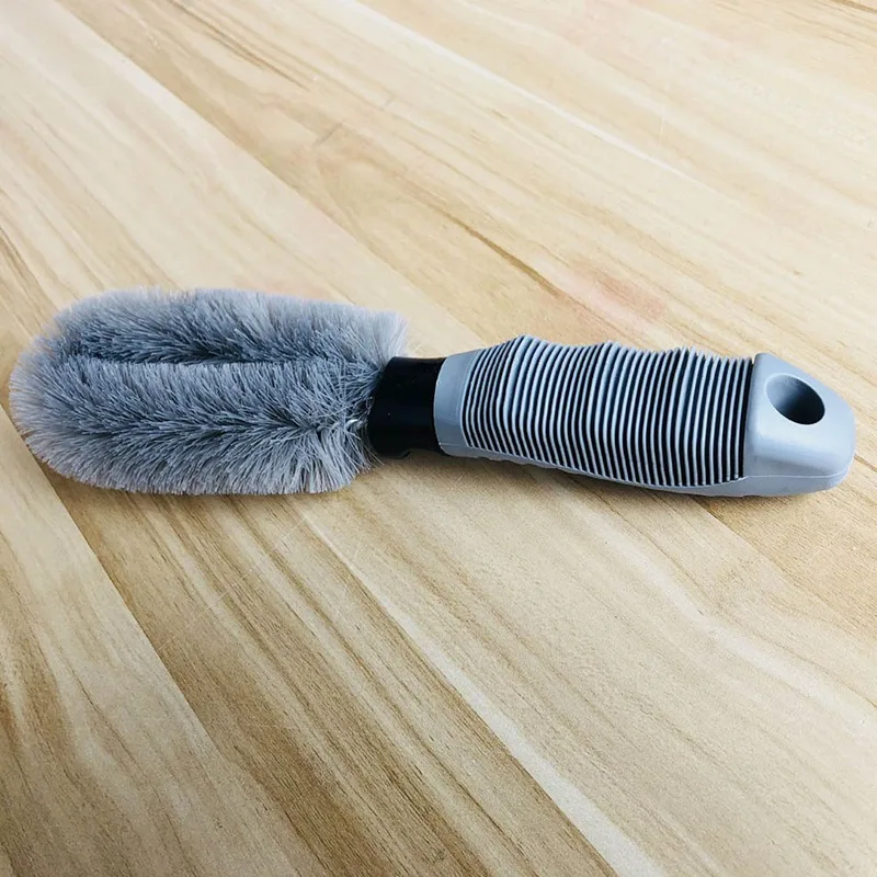 Колесная щетка серый автомобильный Стайлинг Автомойка мягкая резиновая ручка