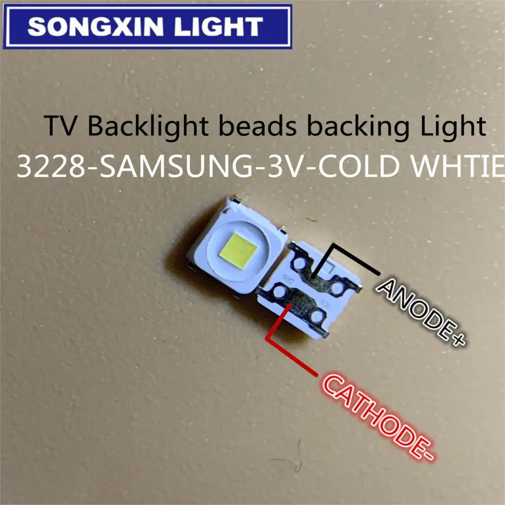 500 шт. специальная светодиодная подсветка Flip Chip LED 1 5 Вт 3 в 3228 2828 spbwh1322s1kvc1нагрудник