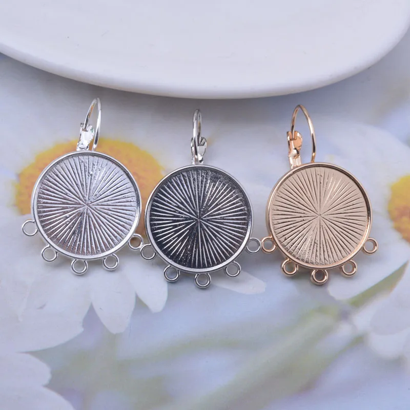 

30pcs Please Look carefully Clearance Sale Inner diameter 19mm Cabochon Base Earrings Support Connectors