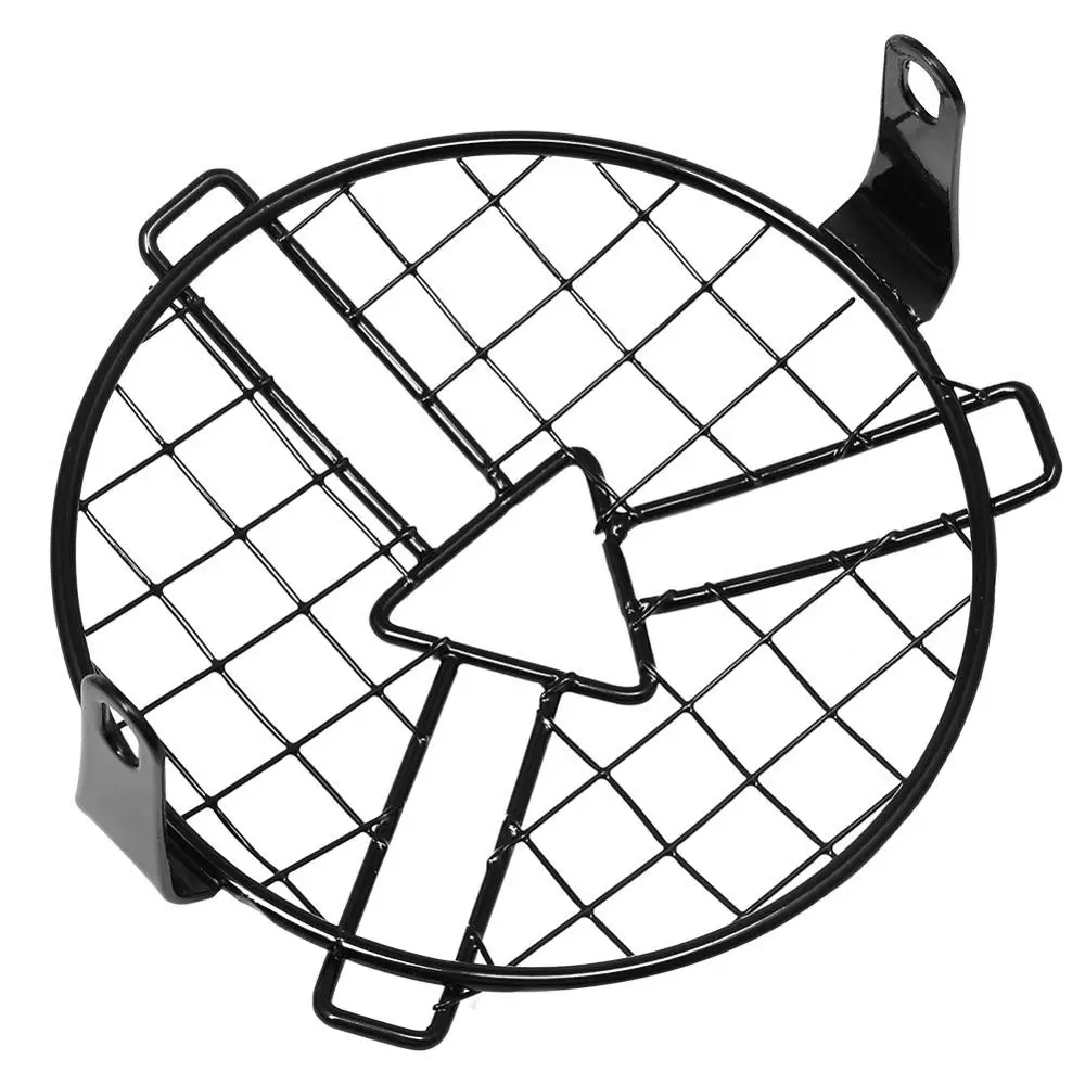 Мотоцикл 6 5 &quotдюймов металлическая решетка крышка универсальный кафе фара