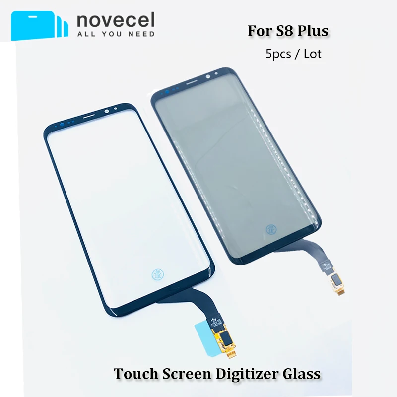 5 шт./лот сенсорный экран дигитайзер стеклянная панель для samsung Galaxy S8 + Plus G955F G955 ЖК