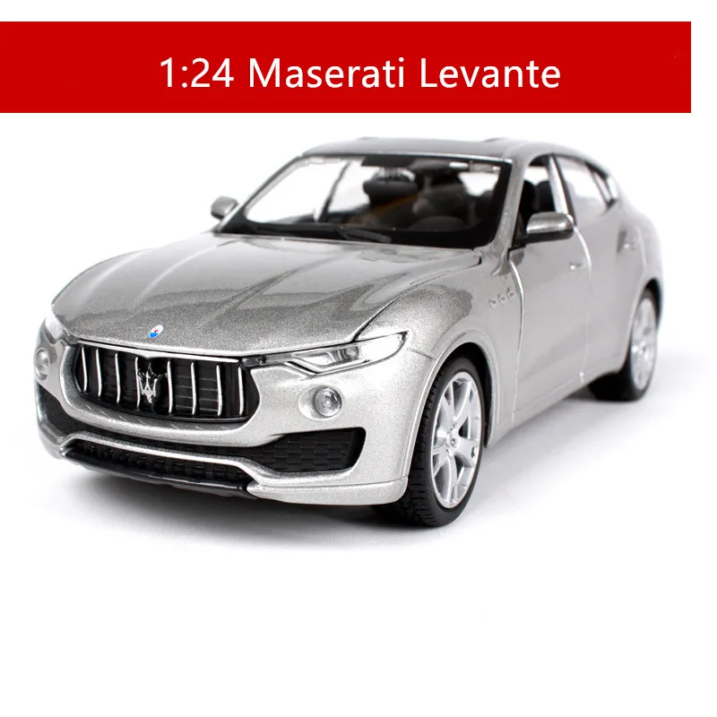 Porsche 718 Bburago 1:24 Maserati SUV моделирование сплава Модель автомобиля ремесла украшения коллекция игрушка инструменты подарок - Цвет: Porsche 718