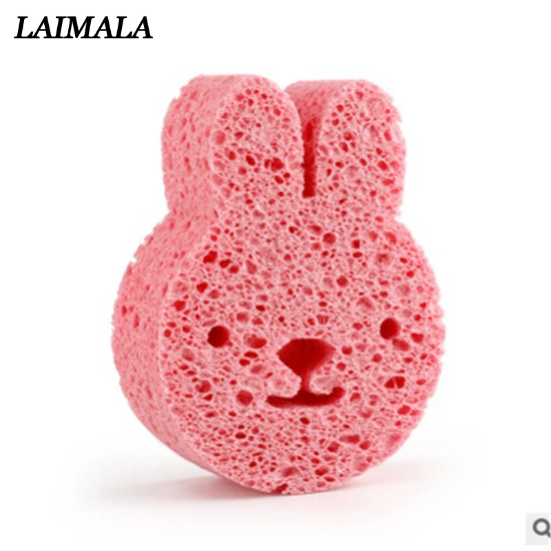

1PC Cartoon Style Baby Bath Sponge Infant Shower Cotton Scrub Body Bath Brushes Spa Sponge Cleaning Soft For Baby