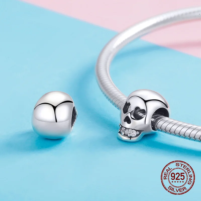 Женские бусины в виде черепа для Хэллоуина подходят оригинальных искусственных