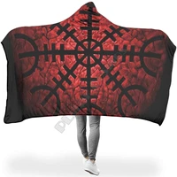 viking tattoo hooded blanket 3d printed wearable blanket adults kids various types hooded blanket wearable 10
