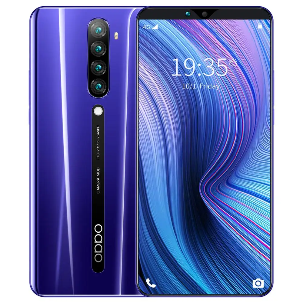 

Rino5 6.3 Inch 8 Core 8+128GB 8+256GB Double SIM Card Smart Phone 4800mAh Andriod 9.0 MTK6580 Mobile Phone 8+16MP Cell Phone