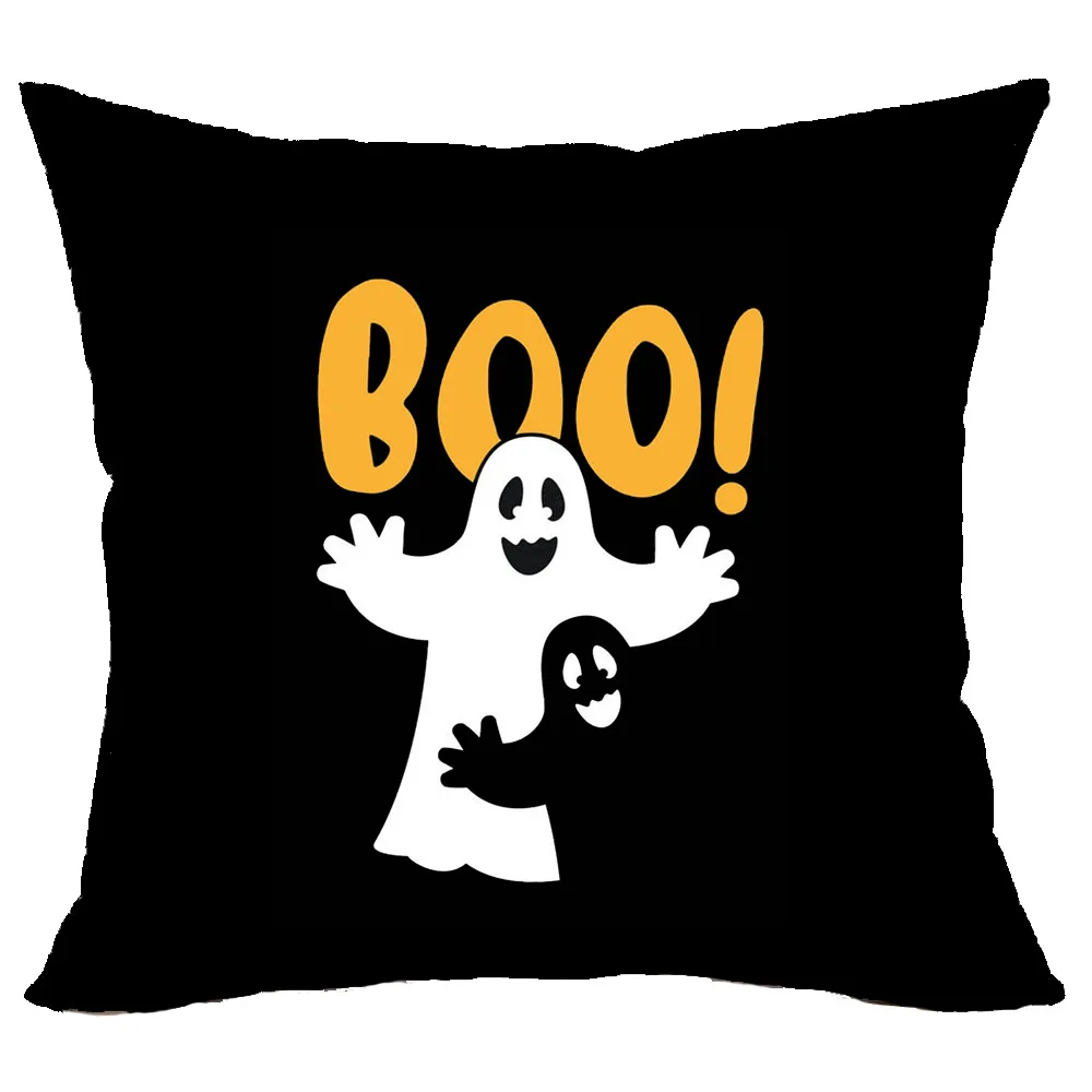 

1PCs Halloween Linen Pillow Cover Linen without Pillow Core