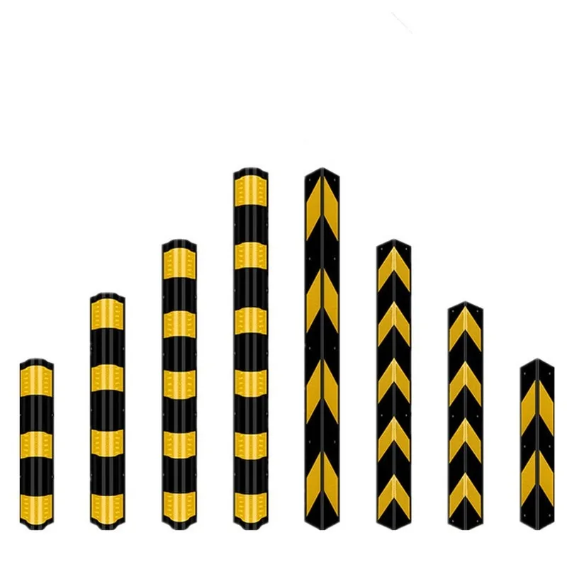 Автомобильный парковочный протектор угловая Резина с отражателем гаражная