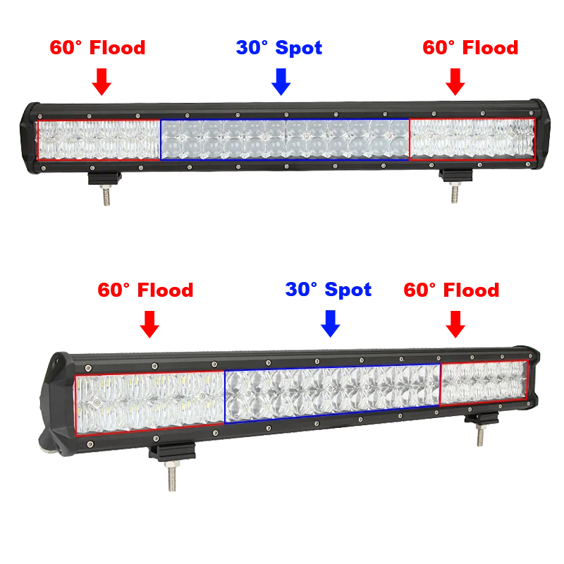 240W 23inch LED Light Bar 5D Combo Offroad Led Work Driving Lamp DC12v 24v Truck SUV 4X4 4WD Boat ATV | Автомобили и мотоциклы