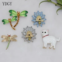 ydgy enamel dragonfly insect brooch suit jacket with brooch for men and women