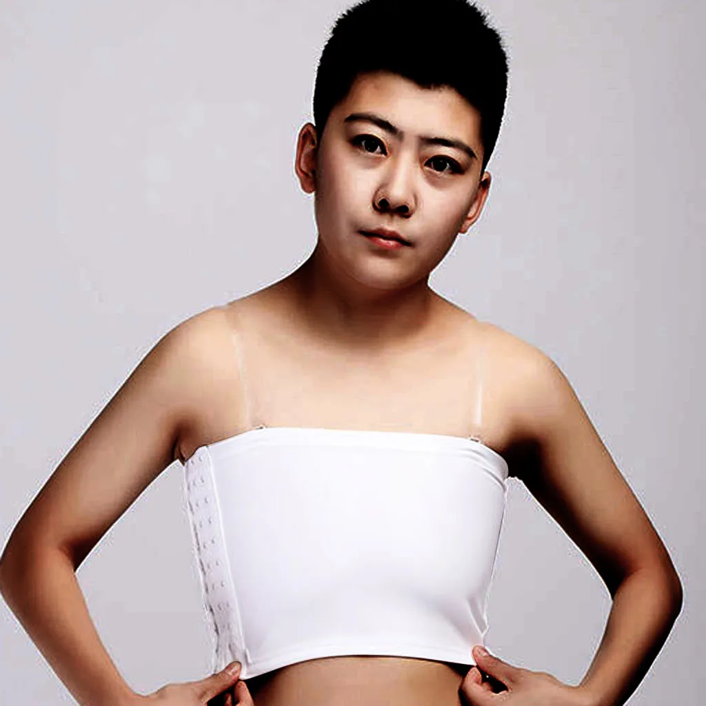 Сексуальный однотонный бюстгальтер на бретельках для мальчиков с надписью Tom boy