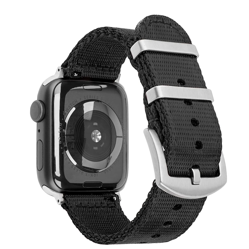 

BEAFIRY Compatible with Apple Watch 44mm 40mm Straps for iwatch Series 4 5 SE 6 42mm 38mm Watchband Grey Black Blue Smartwatch