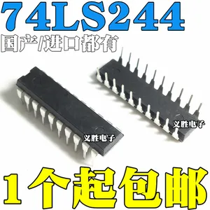 New and original 74LS244 SN74LS244N HD74LS244P DIP20 Buffer and line driver chips, absorbing patch 5.2 MM SOP20, wide-bodied