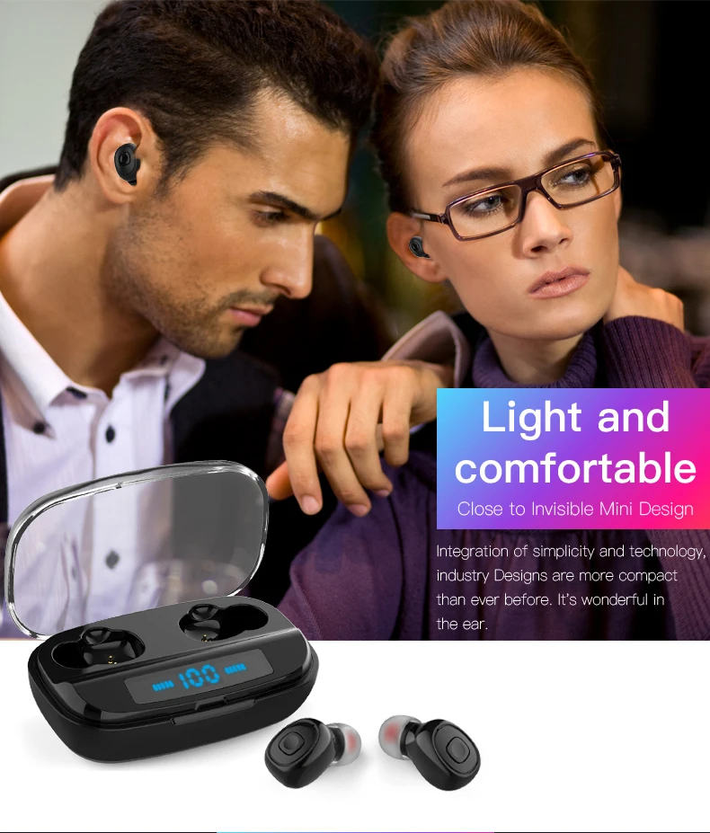 TWS-наушники Xi10s с поддержкой Bluetooth 5 0 и защитой от воды | Электроника