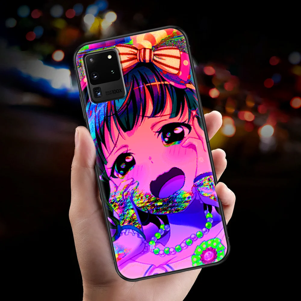 Чехол для Samsung Galaxy Note 4 8 9 10 20 S8 S9 S10 S10E S20 Plus UITRA Ultra black silicone | Мобильные телефоны и
