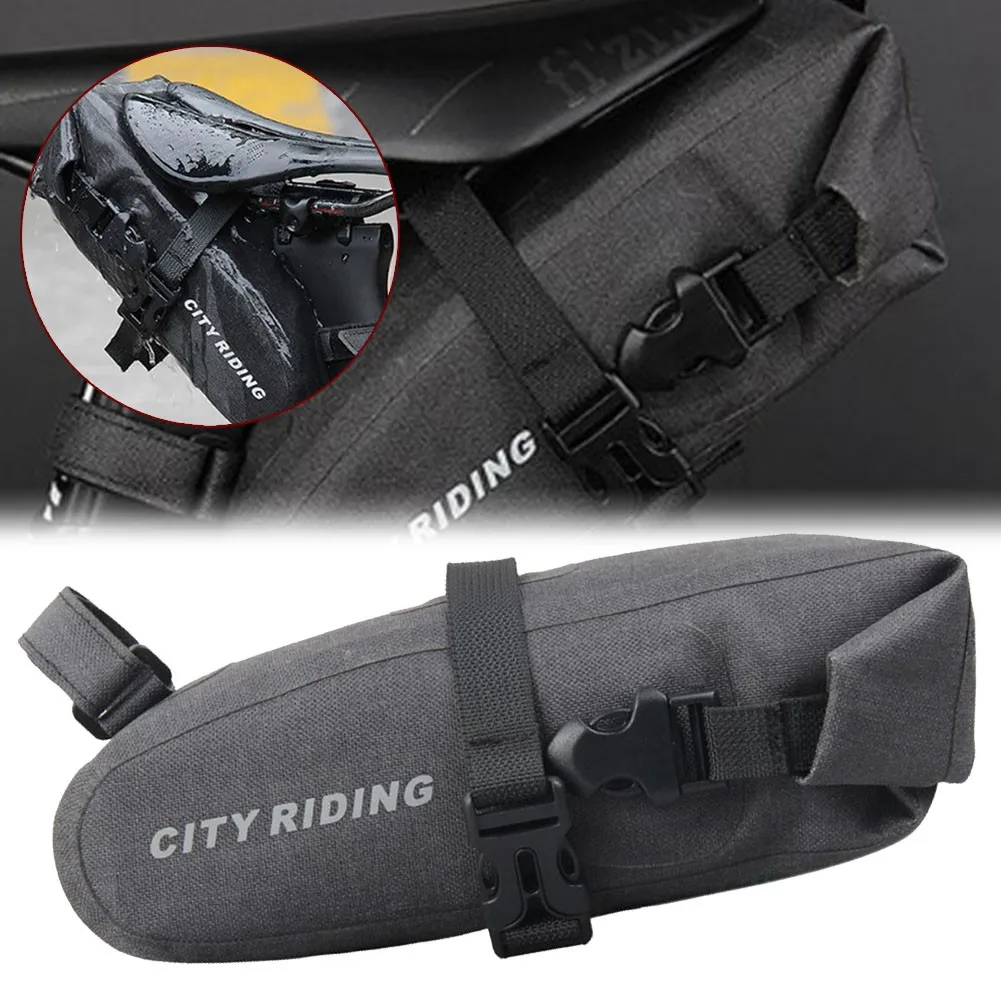 

Back Loader Bike Rear Seat Pack 25.5 x 5 x 8.5 x 5.5cm Large Waterproof Capacity Reflective Saddle Bag Outdoor Bicycle Bags