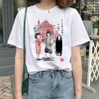 Сосед Тоторо дух оставляя женская футболка Studio Ghibli тачскрин сенсорная панель для костюмированной вечеринки по японскому аниме женская футболка Хаяо миядзяки; С рисунком героев из мультфильмов