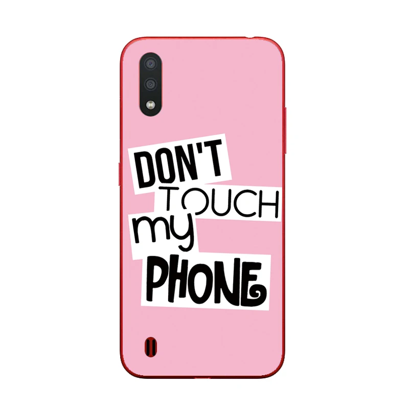 Case for Samsung M01 Cover TPU Phone Silicone Fundas Galaxy Bumper M 01 M015 SM-M015F Cartoon Coqa | Мобильные телефоны и