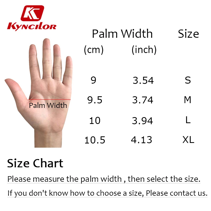 Зимние теплые велосипедные перчатки Kyncilor водонепроницаемые с закрытыми