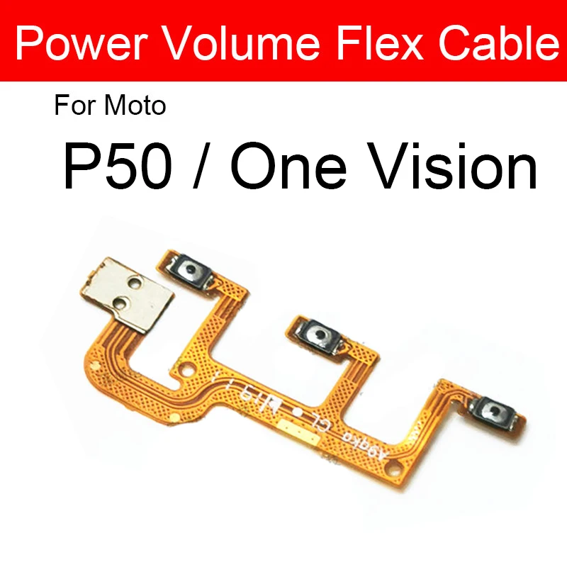 

Power & Volume Flex Ribbon Cable For Moto Motorola P50 One Vision Volume Switch Power Control Side Key Flex Cable Replacement