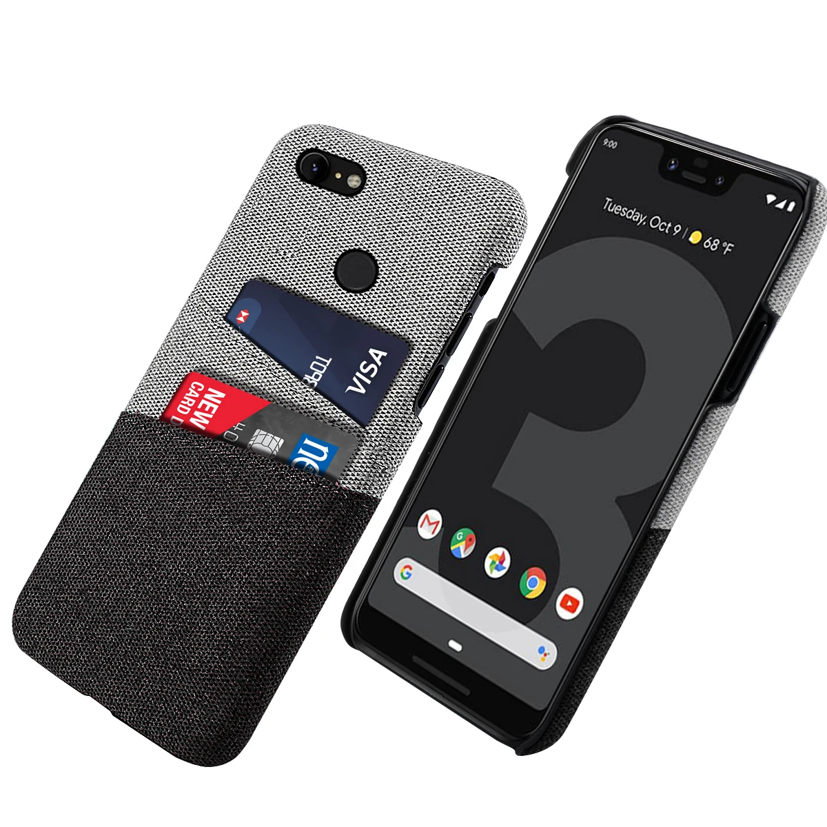 Для Google Pixel 3 3 XL 2 2 XL чехол в ретро-стиле украшениями в виде звёздочек; Материал: ткань держатель для карт тонкий жесткий PC задняя крышка для Google Pixel 3A 3A XL 4 4 XL чехол