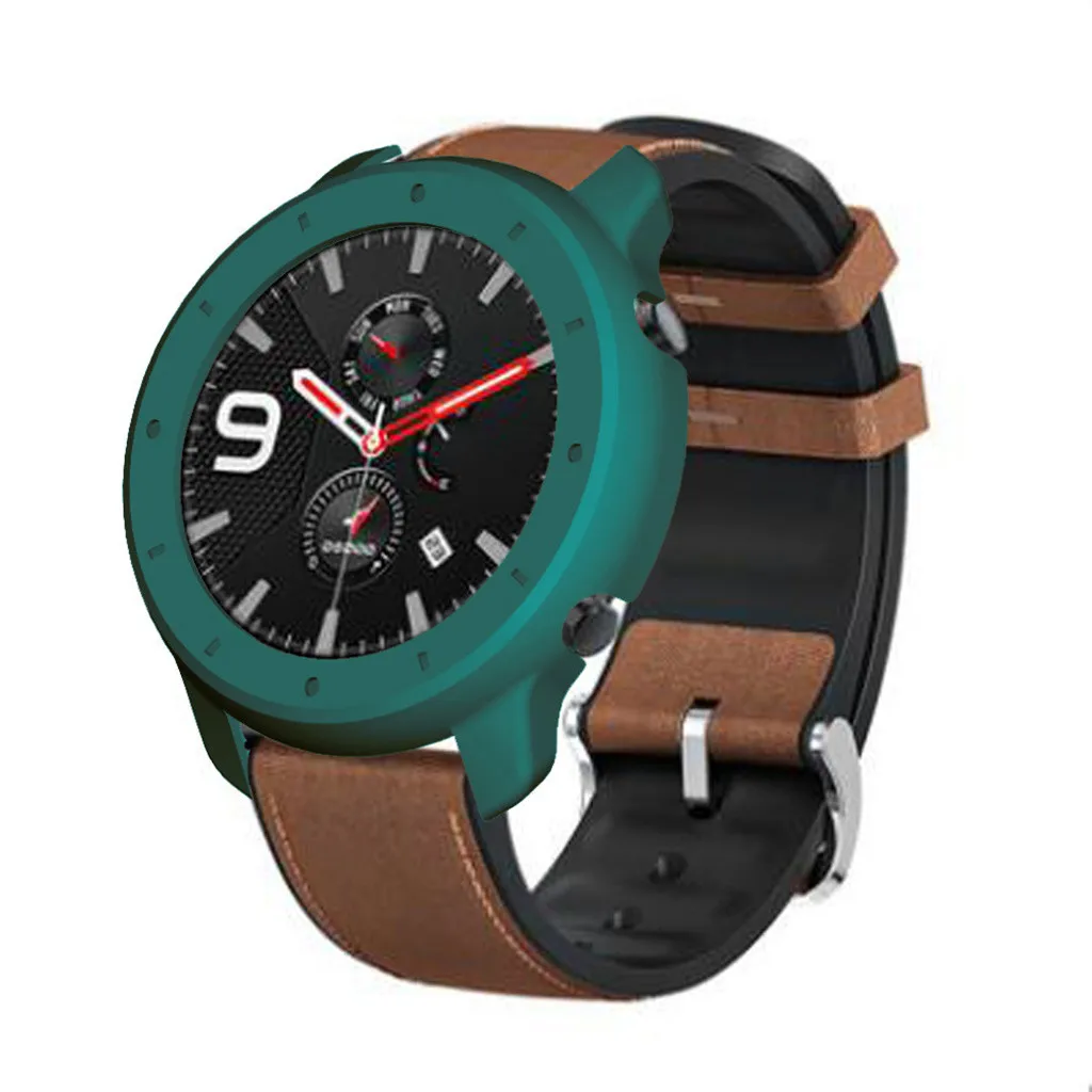 Жесткий защитный чехол из поликарбоната для Xiaomi Huami Amazfit GTR 47 мм, умные часы, цветная рамка из поликарбоната, полное покрытие, запасная защитная оболочка