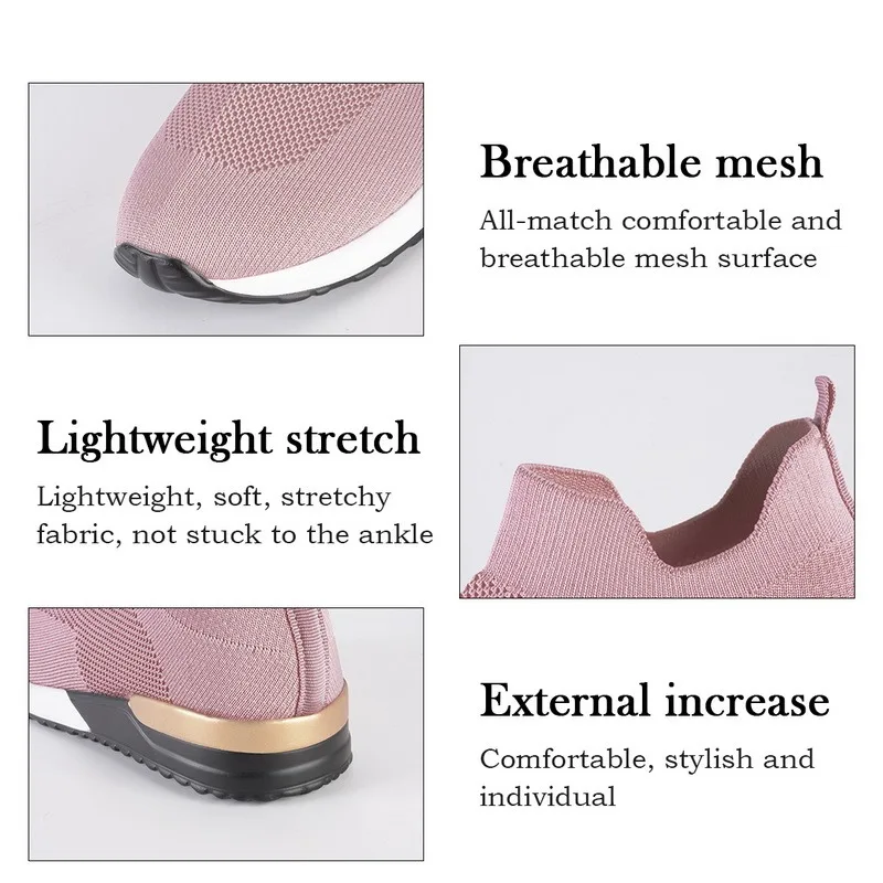 

Sneakers Women Vulcanized Shoes 2021 Ladies Solid Color Slip-On Sneakers for Female Casual Sport Shoes Fashion Mujer Shoes