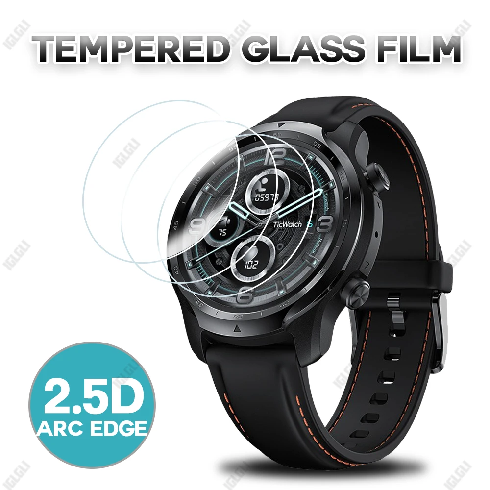 Высококачественное закаленное стекло для смарт-часов TicWatch 1 2 E2 Pro 3 GTX Защитная