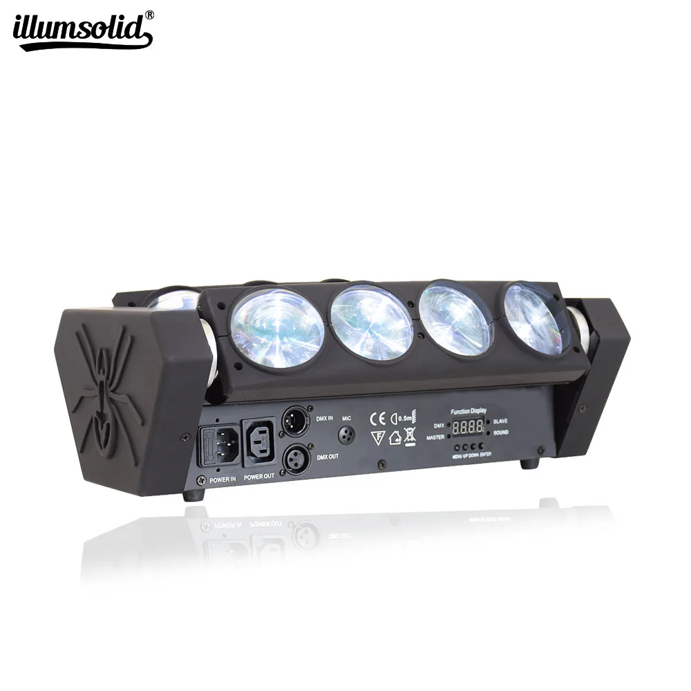 Lyre Spider Beam Mini 8X12W светодиодный светильник с движущейся головкой Dj ночной клуб бар