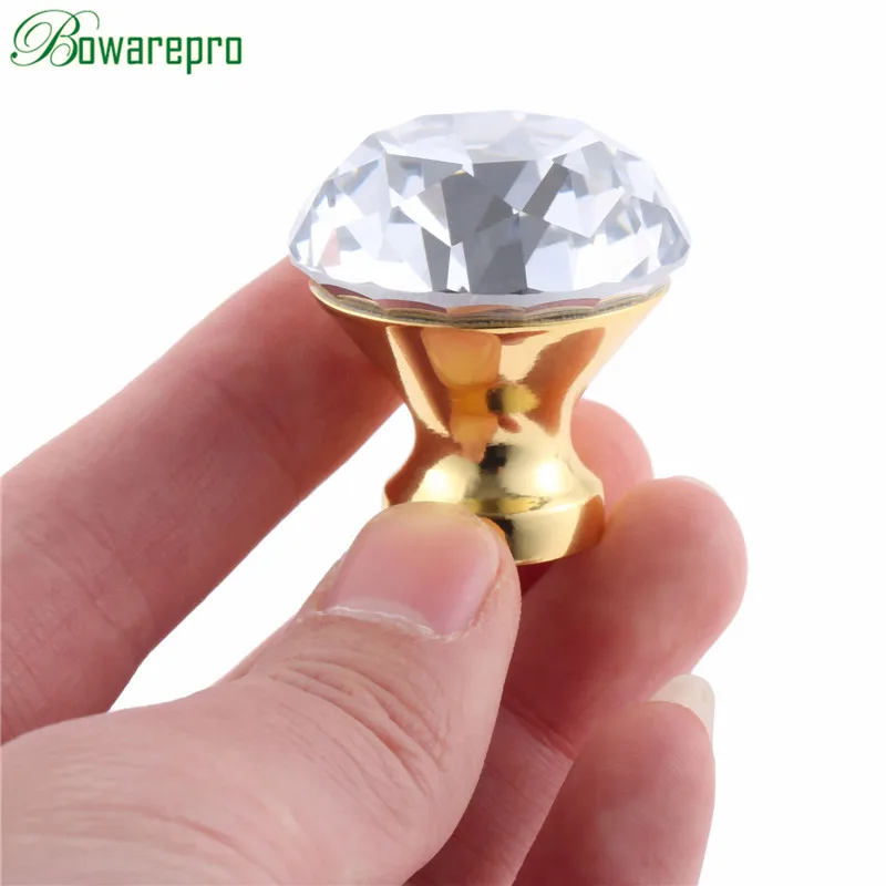 Ручки из хрустального стекла bowarepro 30 мм ручки для шкафа ящика выдвижной двери