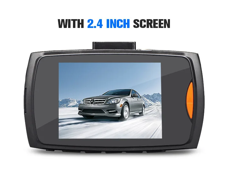 Odare Автомобильный видеорегистратор камера Full HD 1080P на 170 градусов видео