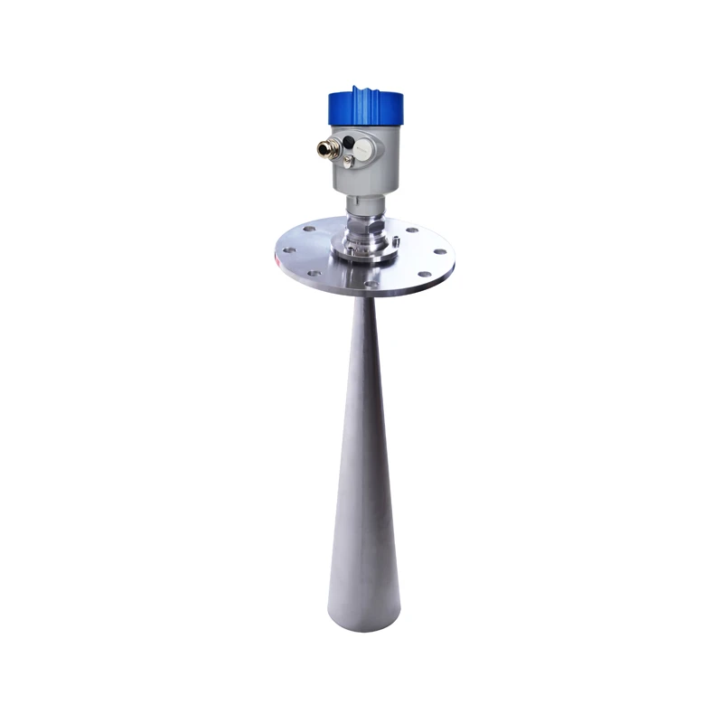 

24V DC 4-20mA 26GHz Tank Solid Particles Powder High Frequency sensor Non-Contact Silo Radar Level sensor