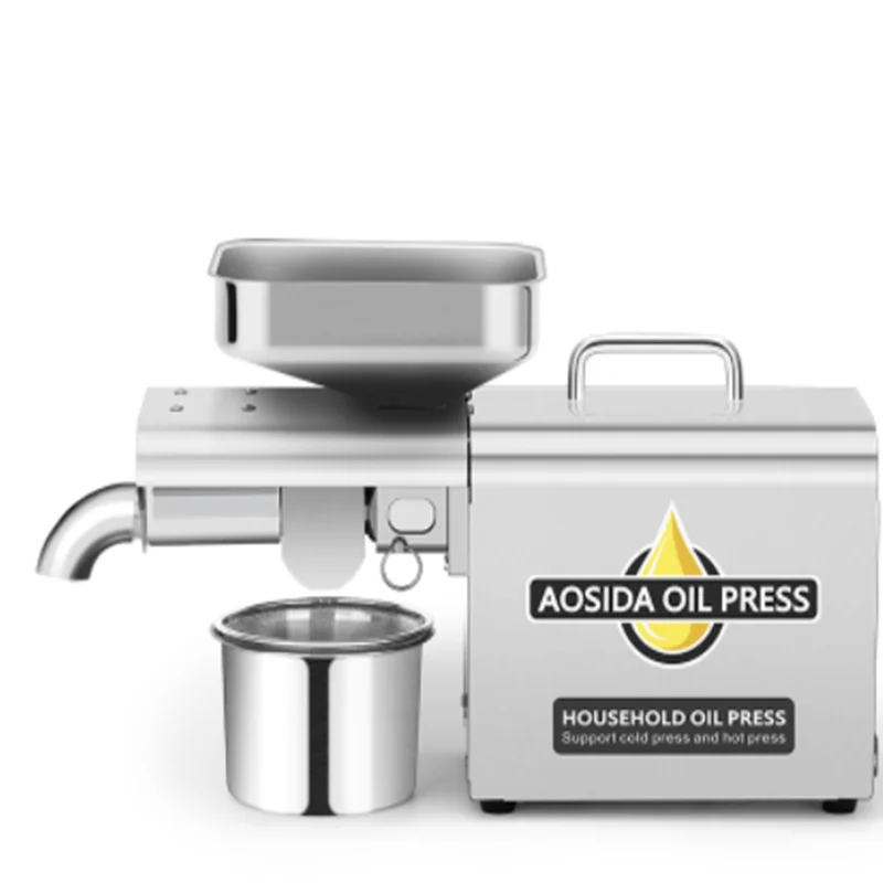 

1New Stainless Steel Oil Press Machine Commercial Home Oil Extractor Expeller Presser 110V or 220V available Oil Press Cold