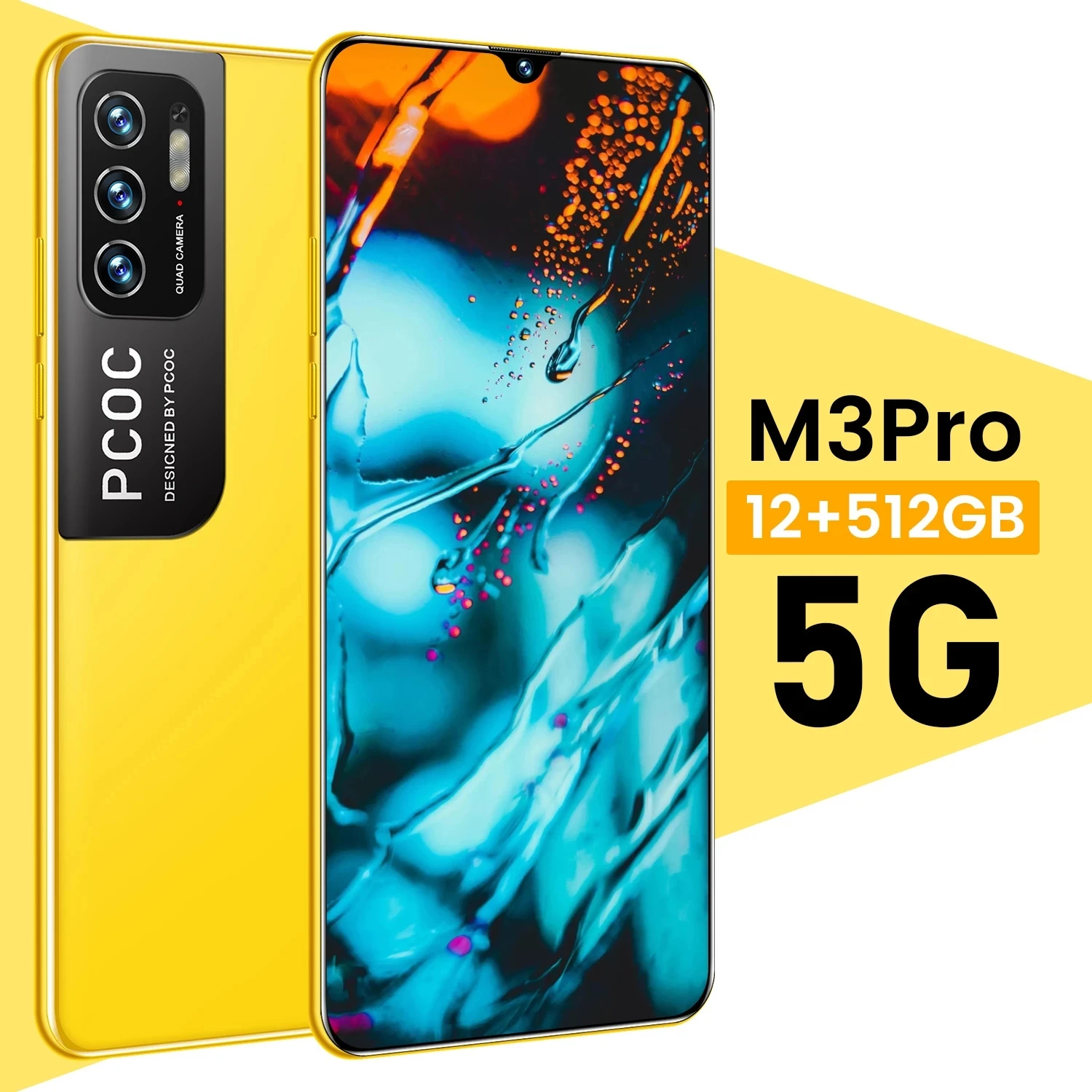 

Global Version POCO M3 Pro 5G 4GB 64GB / 6GB 128GB Dimensity 700 90Hz 6.72" DotDisplay NFC 6800mAh 48MP Triple Camera Cellphone