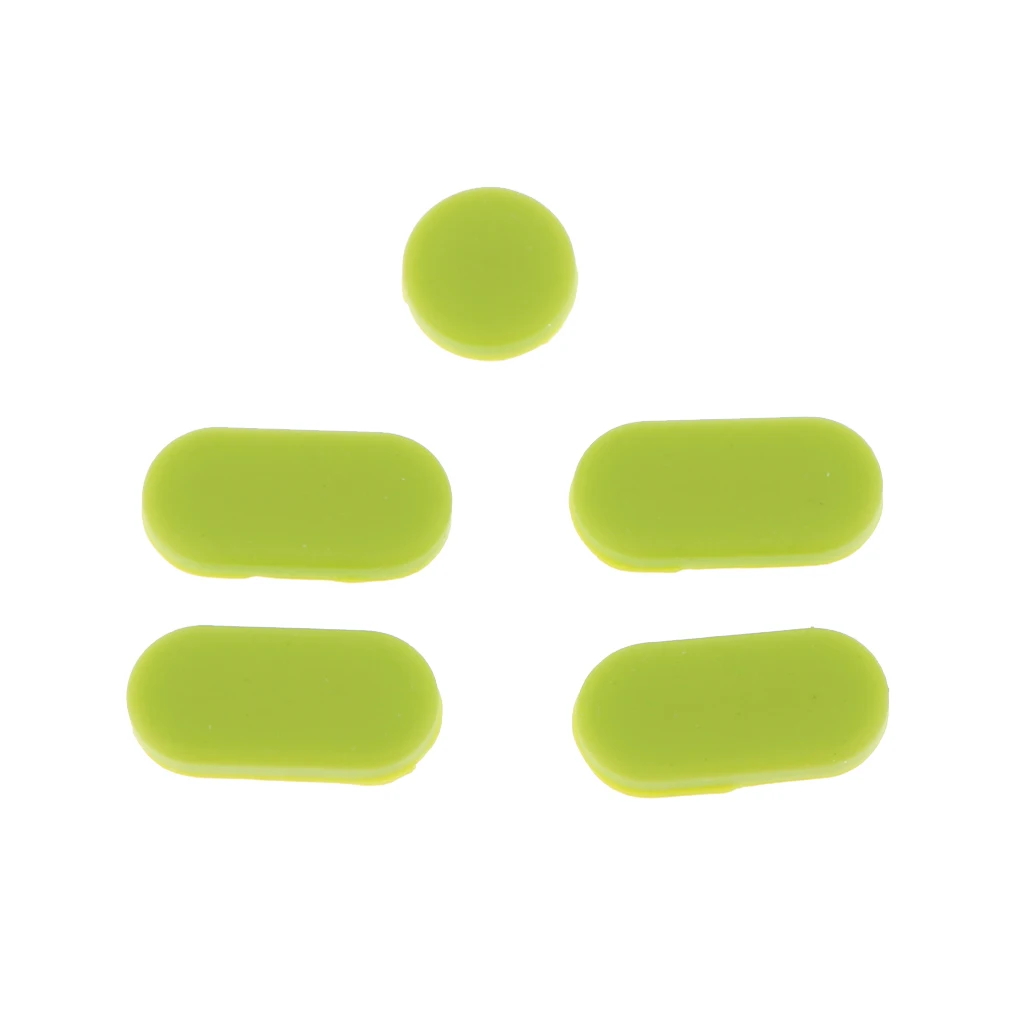 5 шт./компл. Защитная крышка для USB портов с защитой от пыли и заглушкой MacBook