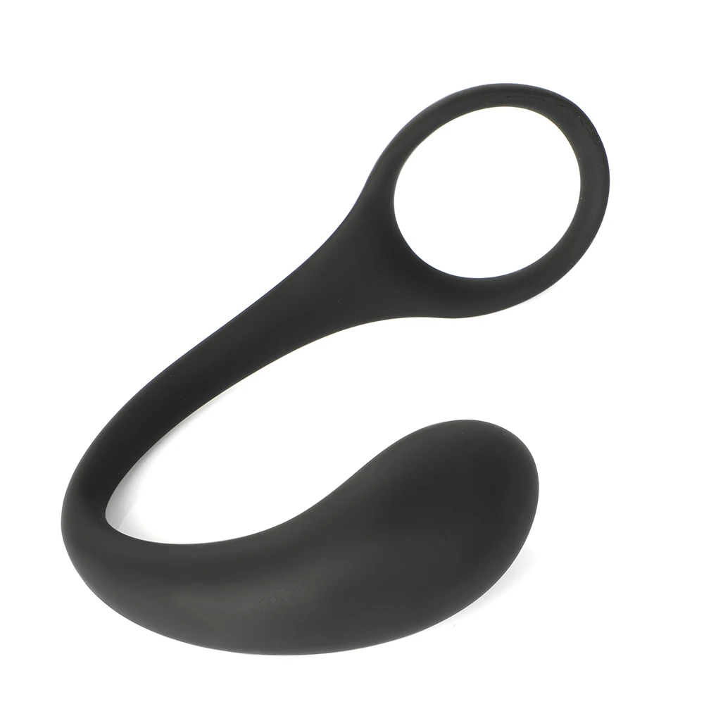 Кольцо для пениса с простатой силиконовая Анальная пробка Мужской мастурбатор