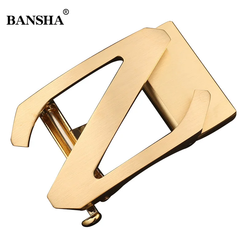 Модные мужские Бизнес Z Автоматическая пряжка уникальные Твердые латунные