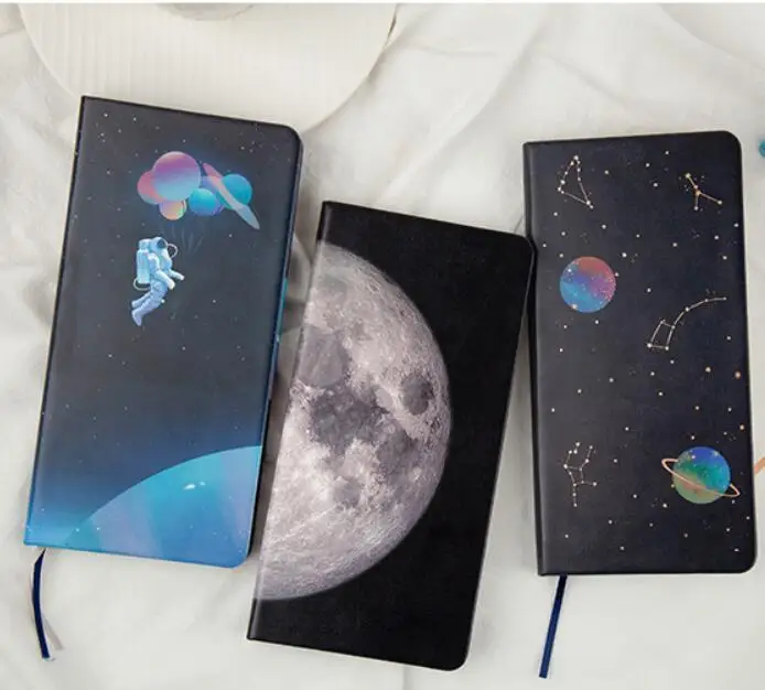 

Cool Universe Theme Hardcover Weekly Grid Planner Book 160P 198mm*94mm