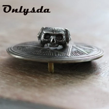 Мужское кольцо в стиле панк