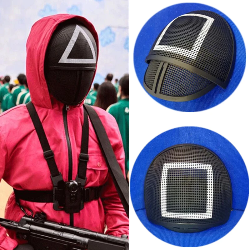 Новинка 2021 маска COS из игры кальмар замаскированная как Корейская Драма Lee Jung-jae с