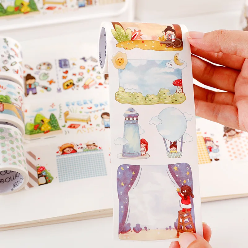

Cute Washi Tape Kawaii Food Girl Student School Office Stationery Supplies Journal Washi Tape Lovely Stickers Planner