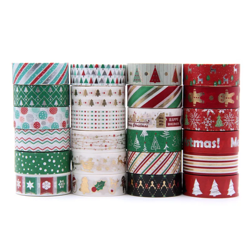 

Washi Tape Japanese 1.5*5meter Kawaii Scrapbooking Tools Masking Tape Christmas Photo Album Diy Decorative Tapes