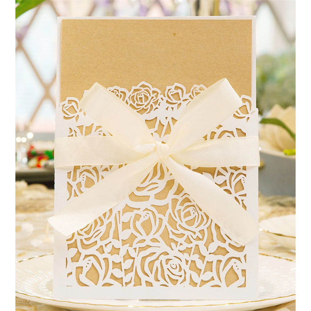 20 шт. декоративные бумажные открытки для приглашений на свадьбу | Дом и сад