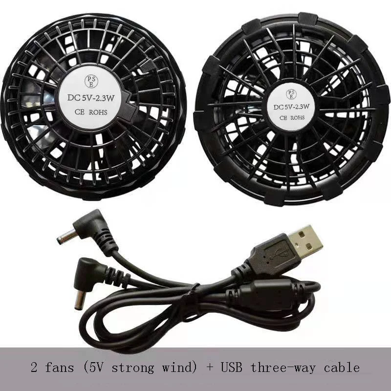 

New Air-conditioning Vest With Fan Waistcoat Summer USB Charging Overalls For Outdoors Cooling Electric Clothing Jacket