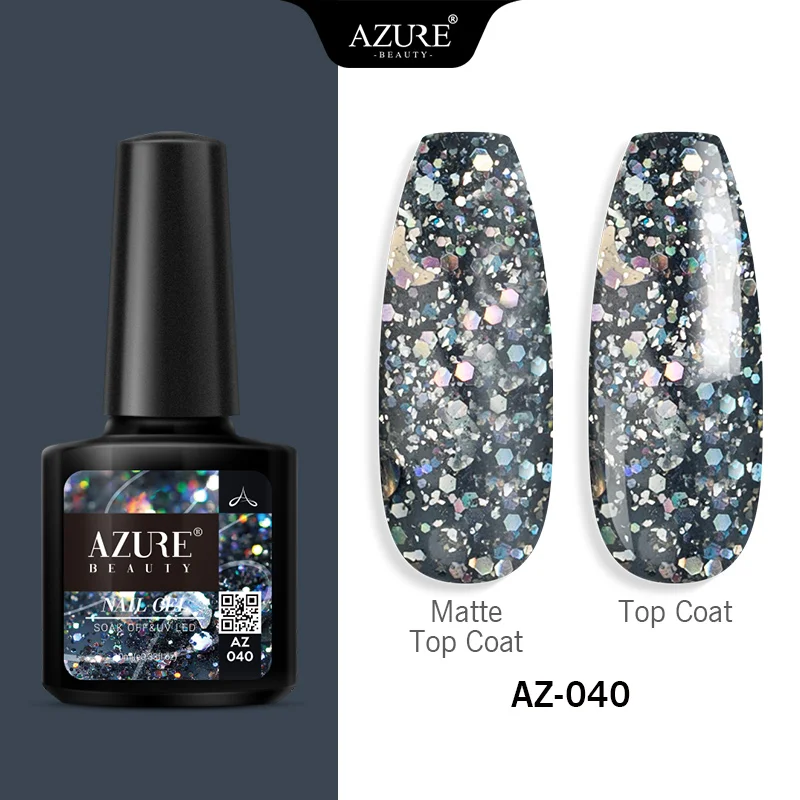 Azure beauty новейший Гель-лак для ногтей 10 мл замачивающийся Блестящий светодиодный Гель-лак для Ногтей Стойкий Гибридный лак Полупостоянный гель - Цвет: 40