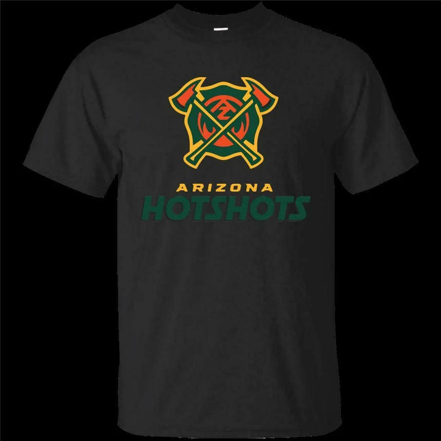 Мужская футболка Arizona-Hotshots-черная Размер S-3Xl Футболка с принтом на заказ | одежда