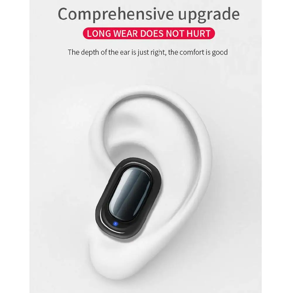 BEESCLOVER Mini TWS L1 беспроводные наушники Bluetooth 3D стерео звук с зарядной