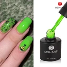 MSHARE зеленый телесный Гель-лак для ногтей отмачиваемый 10 мл высушенный с сушилкой для ногтей стеклянная бутылка